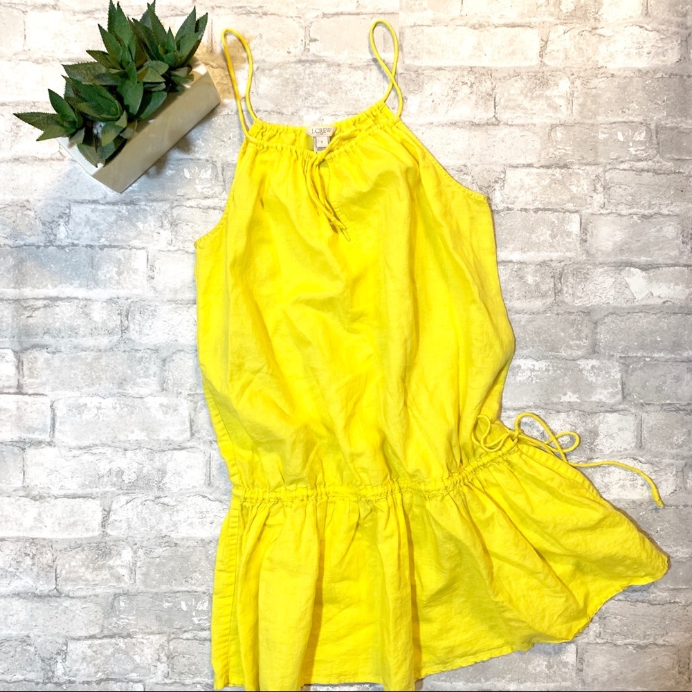 J.Crew yellow dress size S